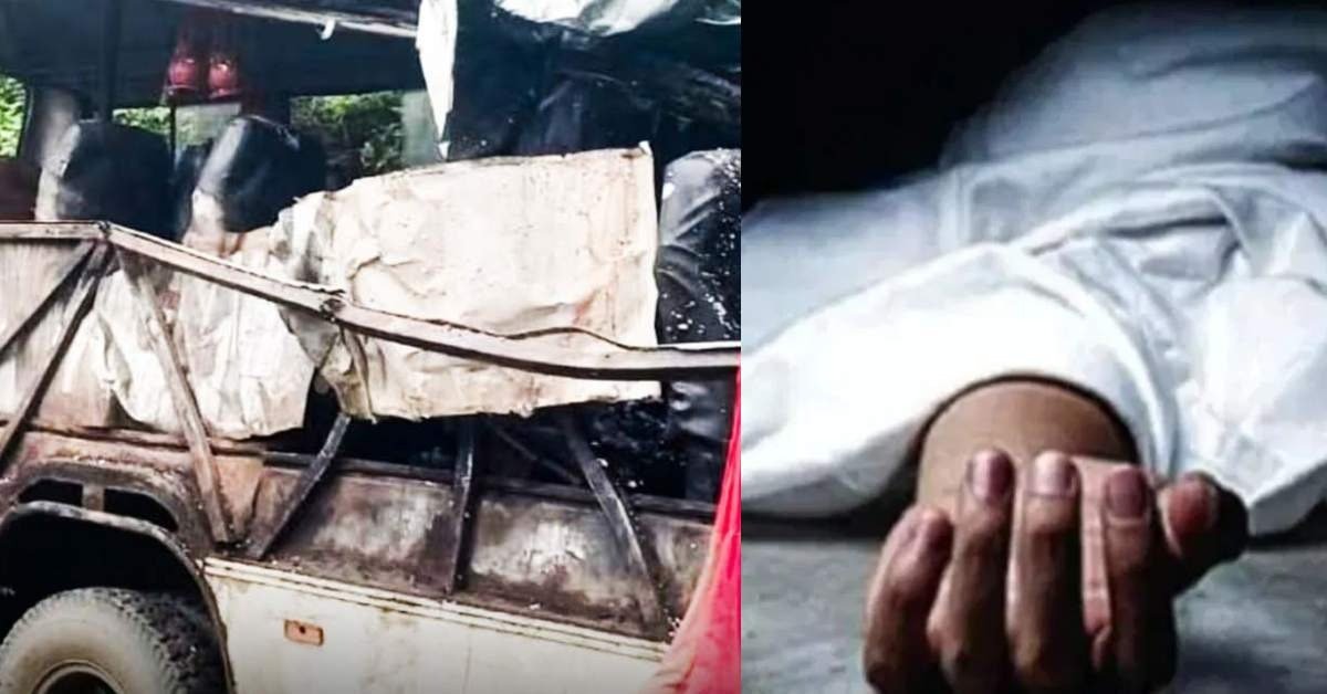 भीषण सड़क हादसा : कांवड़ियों से भरी बस ट्रक से टकराई, 18 लोगों की मौत, 20 घायल